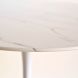 Mesa Tulip Mable Cocina Comedor 120 Cm Diámetro Símil Marmol