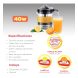 Exprimidor De Citricos Jugo Juguera Smart-tek Ec 2030