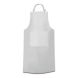 Delantal Blanco De Pvc Con Refuerzo 90 X 120 Cm X 10