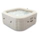 Spa Inflable Intex Jacuzzi Burbuja Terapia Chevron Deluxe 4 Marfil