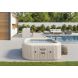 Spa Inflable Intex Jacuzzi Burbuja Terapia Chevron Deluxe 4 Marfil