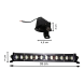 Barra Led 33cm 36w 3240lm Ultra Slim 12v Flood 4x4