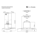 Campana Extractor Purificador De Cocina Serie Dorada Sdc-300
