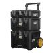 Combo 3 Cajas Porta Herramientas Caterpillar Con Ruedas