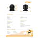 Cámara IP WiFi Imou Rex 3D 3MP 360° AI Visión Nocturna