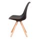 Silla Eames Nórdica Bulk con Almohadón Negro