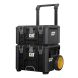 Combo 3 Cajas Porta Herramientas Caterpillar Con Ruedas