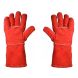 Guante Soldador Descarne Largo Rojo De Pascale Forrado X 12