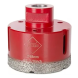 Broca Diamantada Rubi 68mm Corte Seco Porcelanato