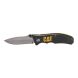 Cuchillo Plegable Punta Curva Cat 980003 Hoja Acero Inox 6cm