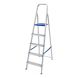 Escalera Aluminio 5 Escalones Familiar Reforzada Hasta 120kg