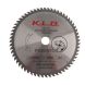 Disco De Sierra Corte Madera Kld 10 Pg 60 Dientes