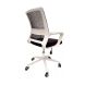 Silla de Escritorio Soporte Lumbar Apoyabrazos Milan White