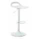 Banqueta Taburete Regulable Zip White Diseño Cocina Comedor Vintage