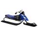 Trineo Deluxe Snowmobile Con Dirección Y Suspensión-Azul
