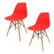 Set X 2 Sillas Eames Nórdica Roja