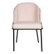 Silla Angelo Beige C/ Patas Metálicas Living Comedor