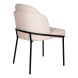Silla Angelo Beige C/ Patas Metálicas Living Comedor