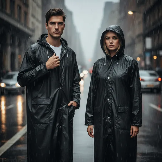 Piloto De Lluvia Unisex Adulto Liviano Reutilizable Plastico