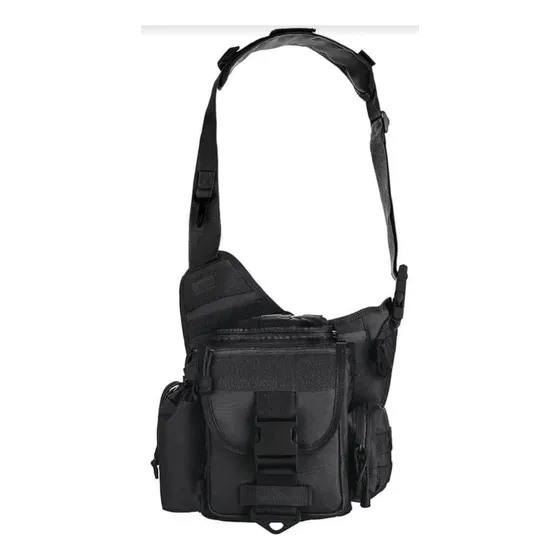 Morral Tactico Bolso Bandolera Reforzada Y Acolchada 9.6 L