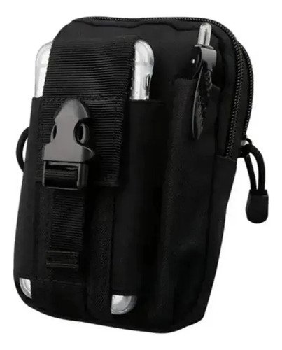 Pouch Riñonera Tactica Molle Porta Celular Impermeable