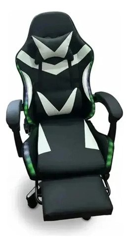 Silla Gamer Escritorio Con Luces Led Multicolor Pc Gaming
