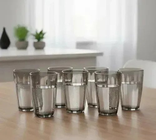 Set X6 Vasos De Acrilico 410 Ml Resistente