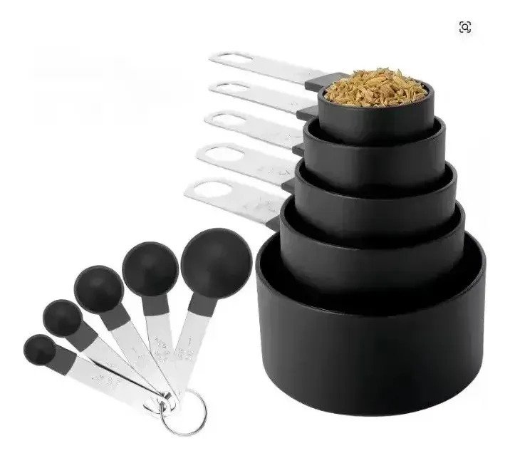 Set X 10 Piezas Cucharas Y Tazas Medidoras Superior - Image 2