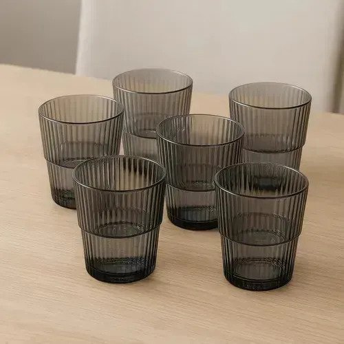 Vasos De Acrilico 450 Ml X6 Unidade Irrompibles Transparente