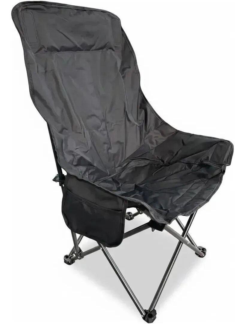 Silla Plegable Ligera Camping Con Bolsillo Lateral Director