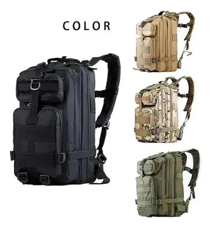 Mochila Tactica Militar Reforzada Camping Mochilero Bolso 25 - Image 4