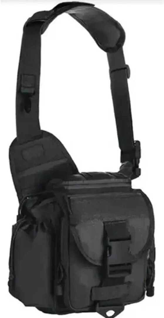 Morral Tactico Bolso Bandolera Reforzada Y Acolchada 9.6 L
