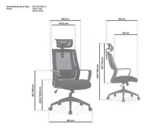 Silla Escritorio Oficina Ejecutiva Ergonomico Exclusivo - Image 5