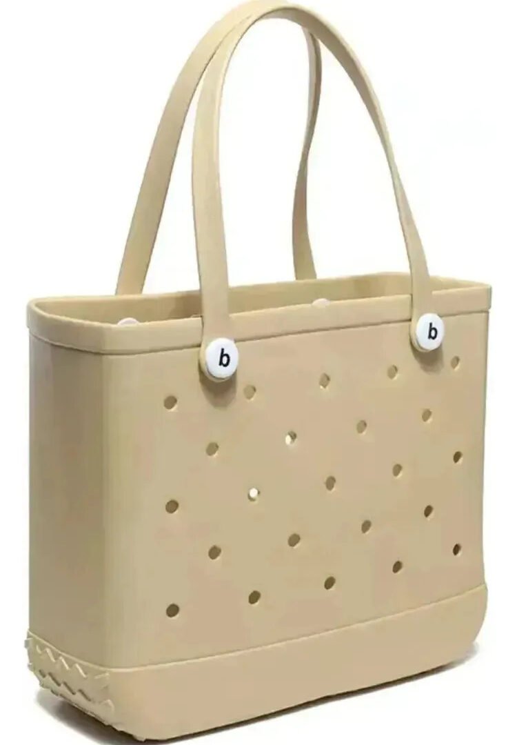 Cartera Bolso Totebag De Playa Eva Con Agujeros Impermeable