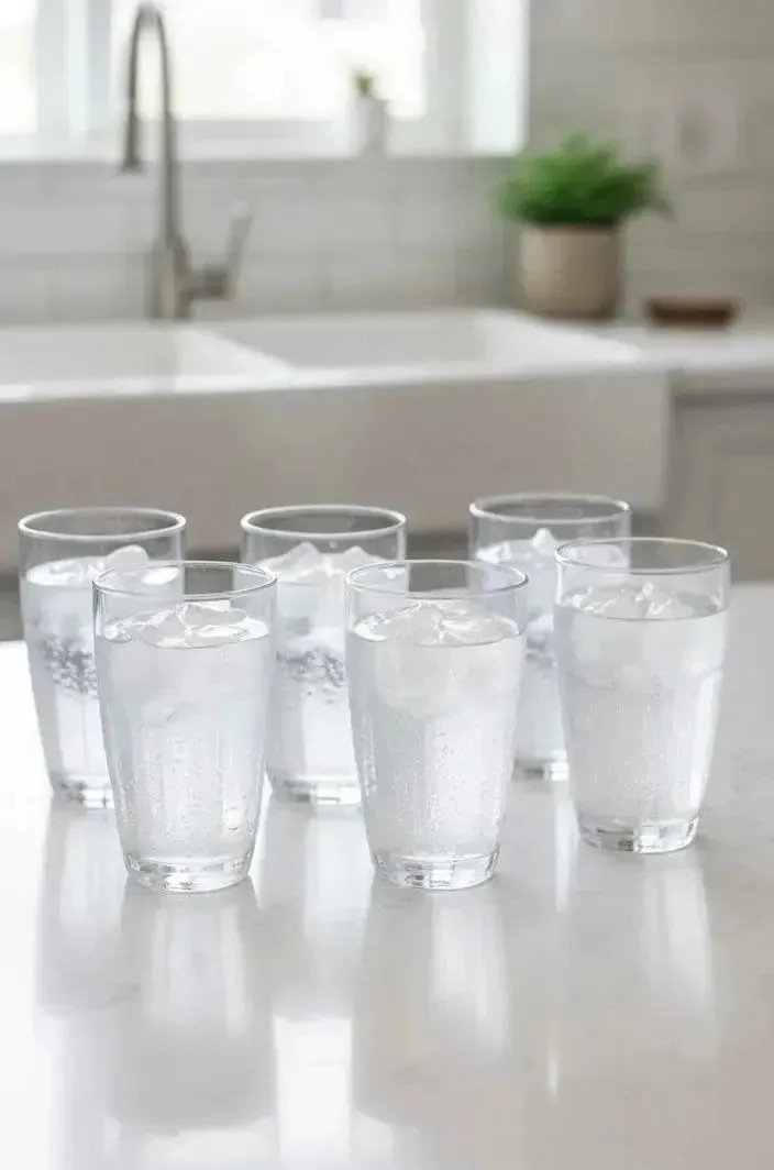 Set X6 Vasos Acrilico 510 Ml Irrompibles Frio Clasico
