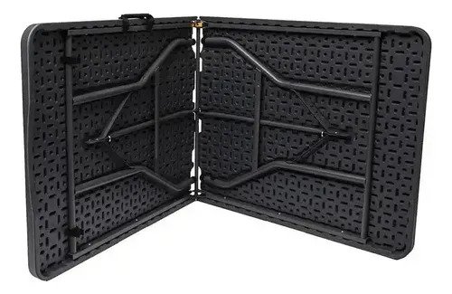 Mesa Plegable Negra 180cm Rectangular Exterior Exclusivo - Image 2