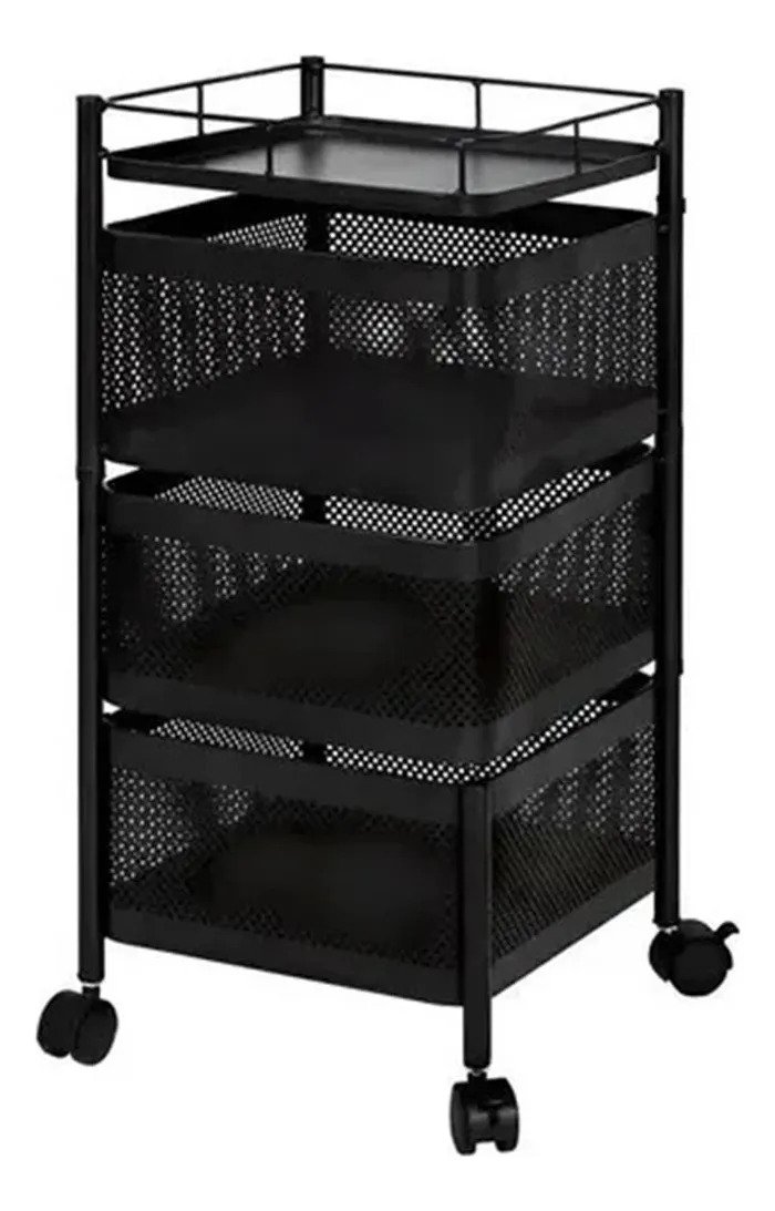Carro Organizador 3 Niveles Estante Para Hogar Multiusos - Image 4