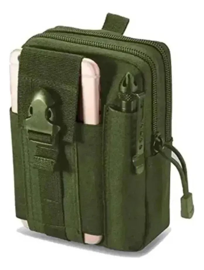 Pouch Riñonera Tactica Molle Porta Celular Impermeable - Image 4