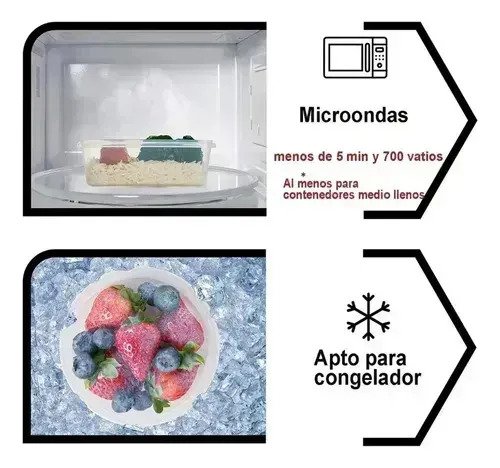 Set 12 Tapers Frascos Recipientes Hermeticos Exclusivo - Image 7