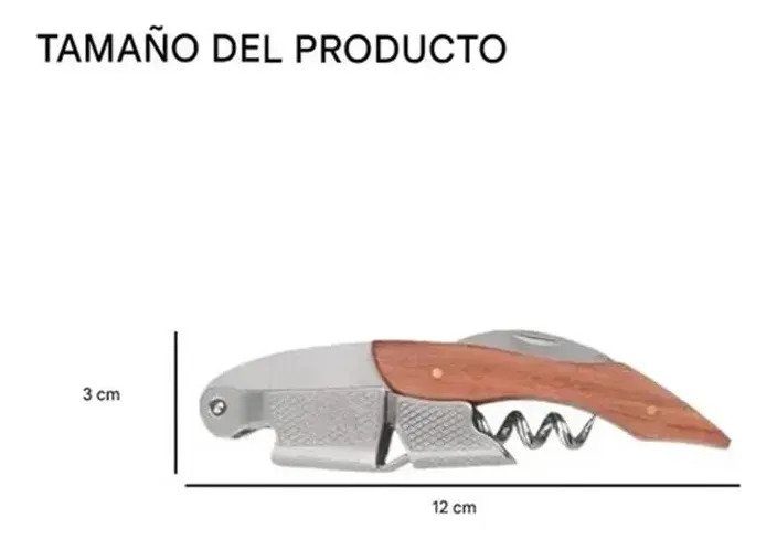 Sacacorchos Doble Impulso Utensilio Cocina Premium - Image 3