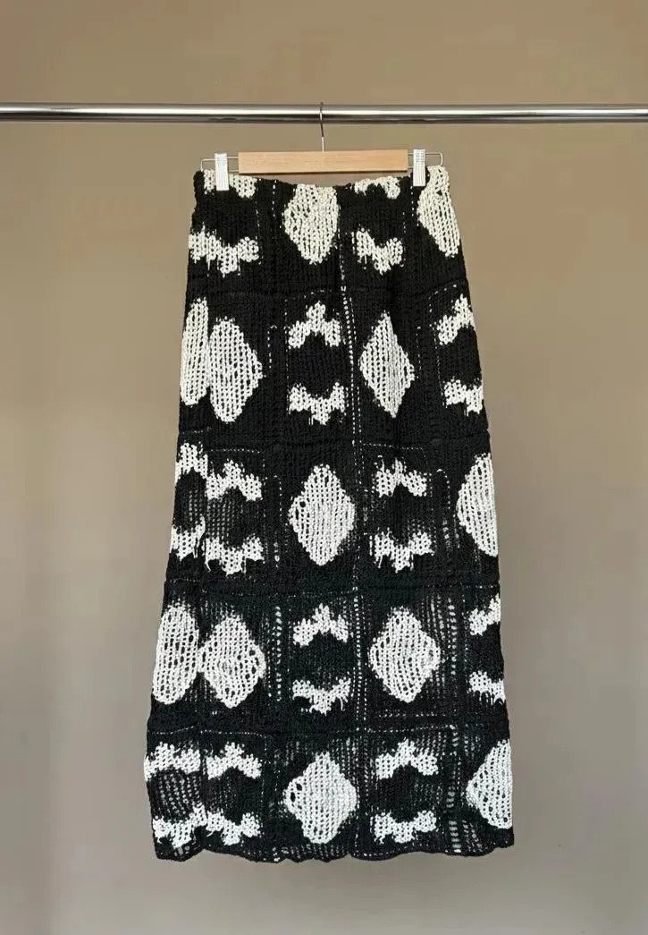Conjunto 2 Piezas Mujer Top Pollera Larga Femenino Reforzado - Image 5