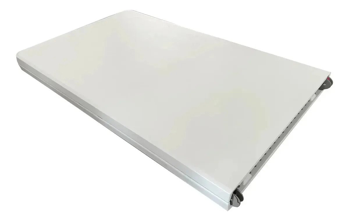 Mesa Plegable Rectangular 240 Cm Valija Playa Picnic Blanco - Image 8