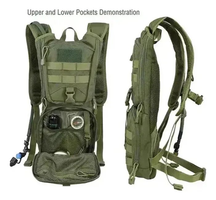 Mochila Hidratación Camelback Táctica Militar Premium - Image 2