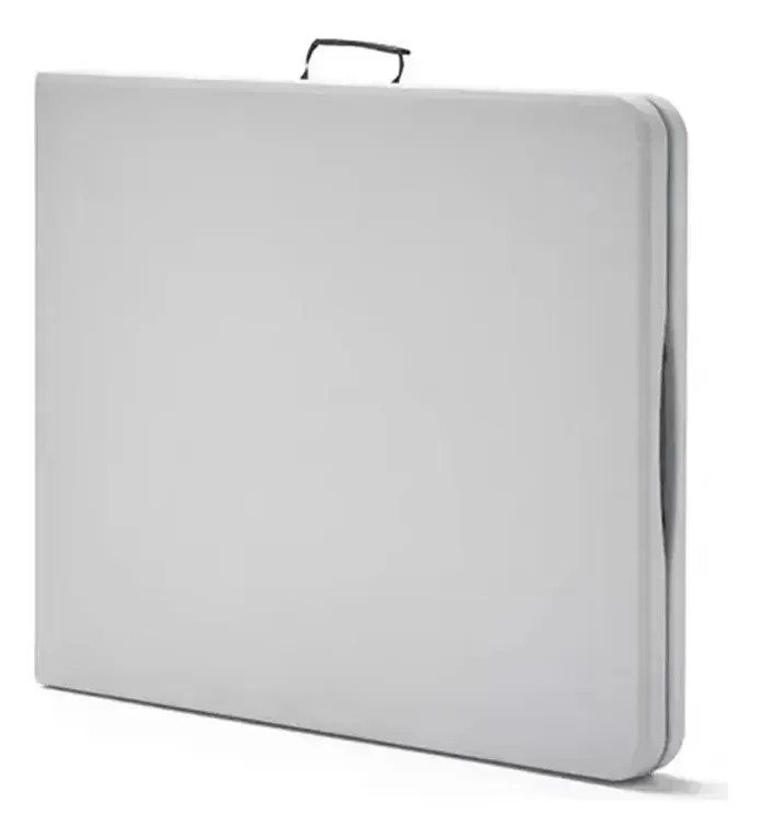 Mesa Plegable Valija 180 Cm Blanca Jardin Fiesta Camping - Image 4