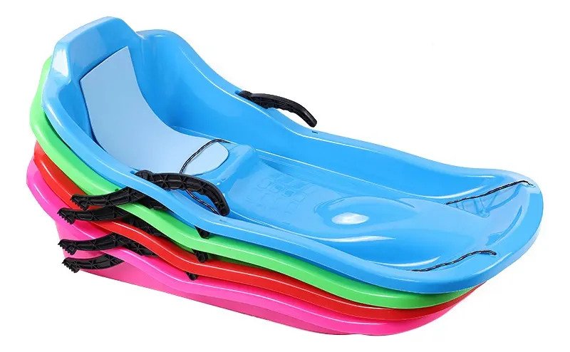 Trineo Infantil Para Nieve / Arena Con Frenos Y Respaldo - Image 2
