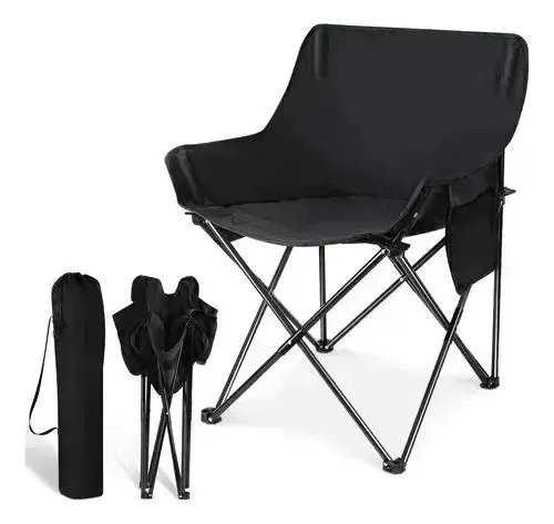 Silla Plegable Director Camping Con Bolsillo Lateral