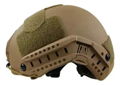 Casco Tactico Airsoft Paintball Militar Con Rieles Montura - Image 4