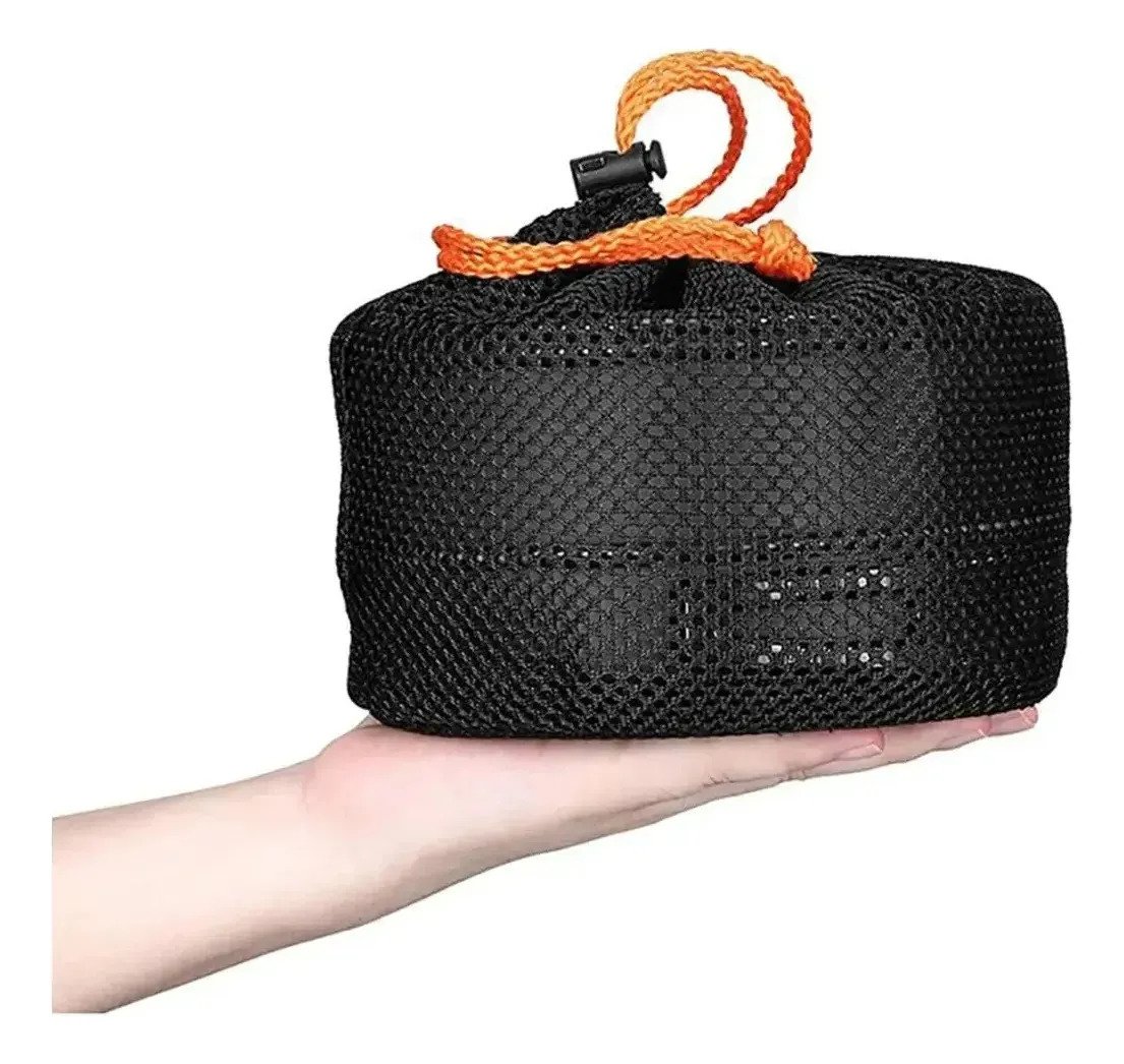 Juego De Ollas Para Camping Plegable 3 En 1 + Tetera Platos - Image 5
