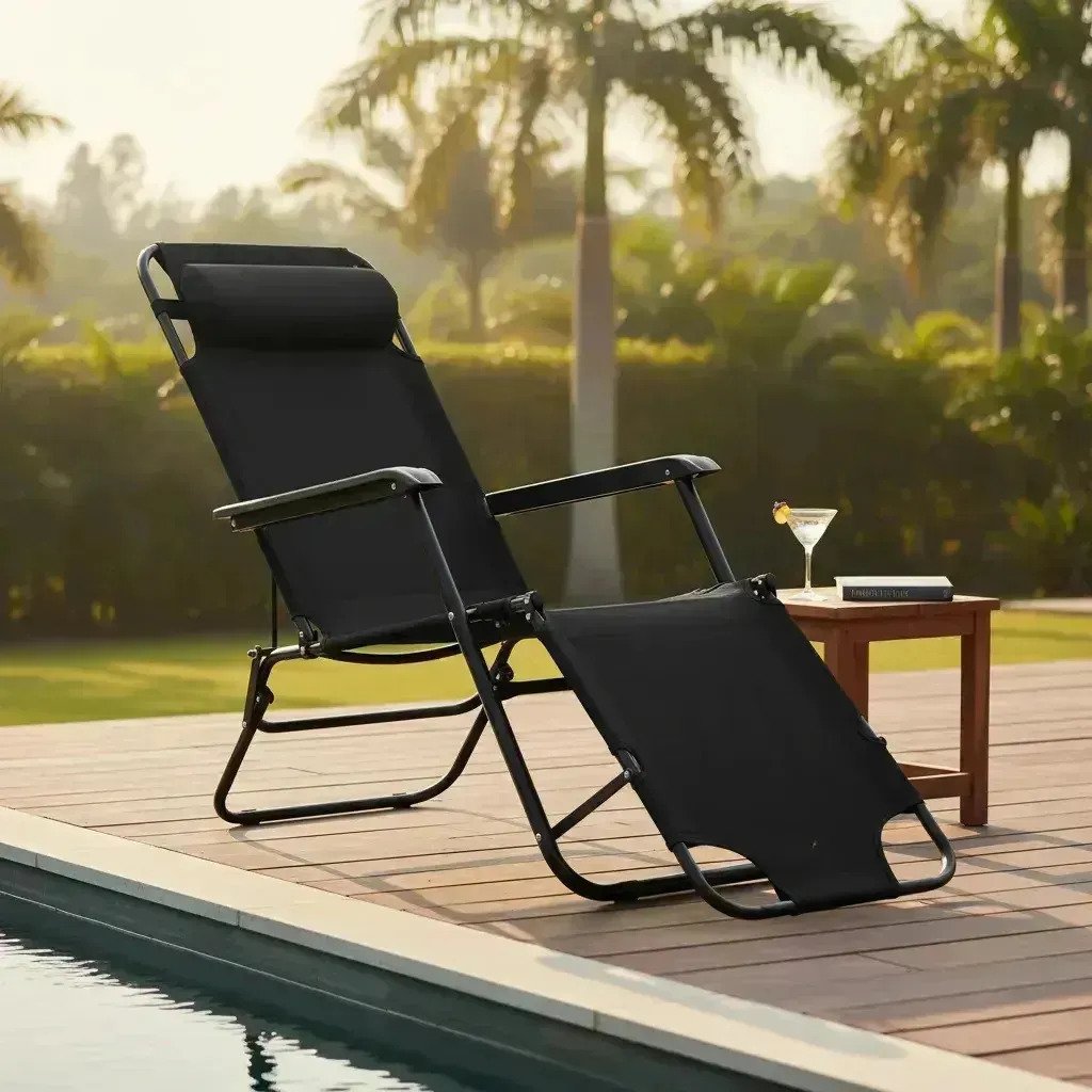 Reposera Plegable Playa Gravedad Cero Pileta Exclusivo