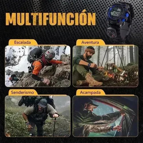 Reloj De Supervivencia Militar Táctico 7 En 1 Superior - Image 5